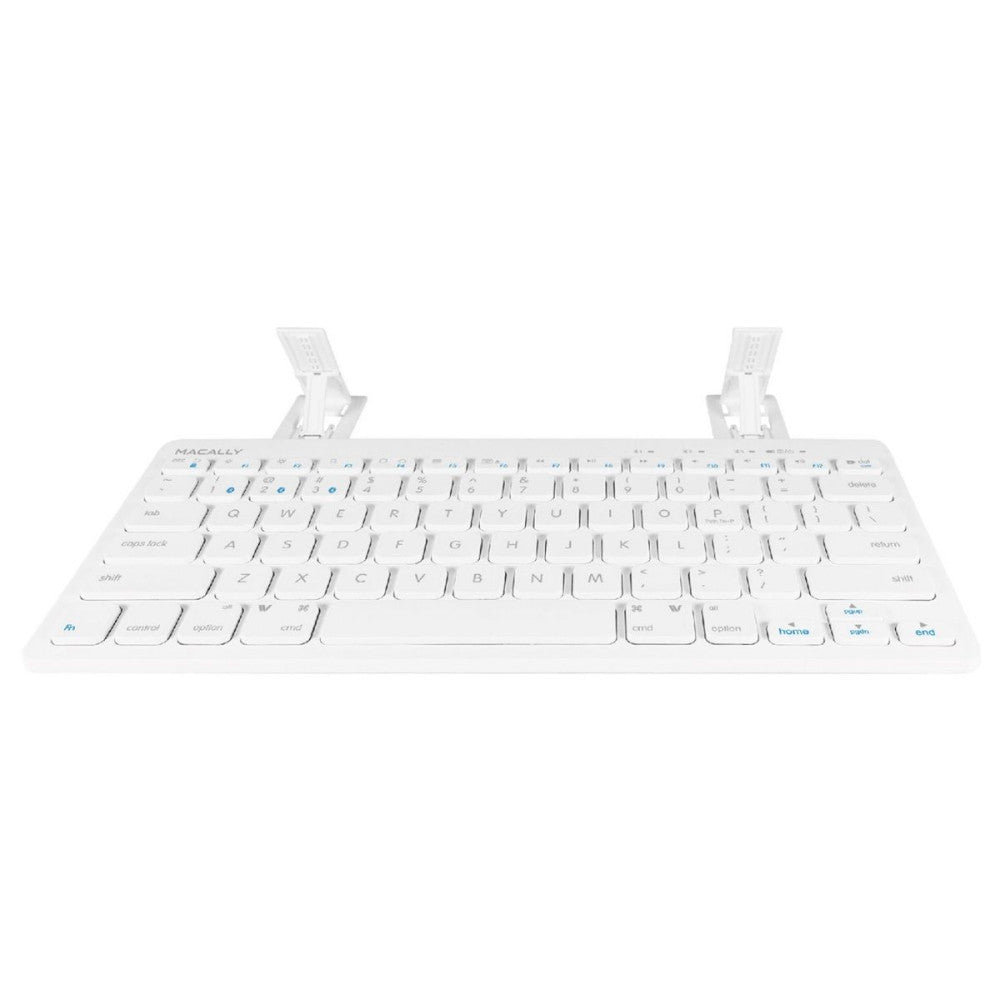 Macally Compact Multi Device Bluetooth Wireless Keyboard for Three Devices