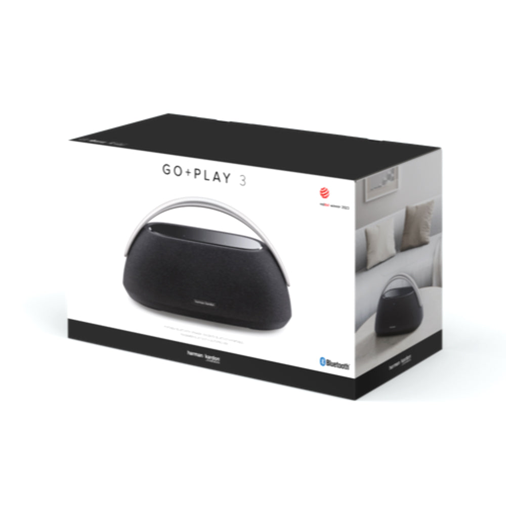 Harman Kardon Go Play 3 Portable Bluetooth Speaker with Integrated Subwoofer