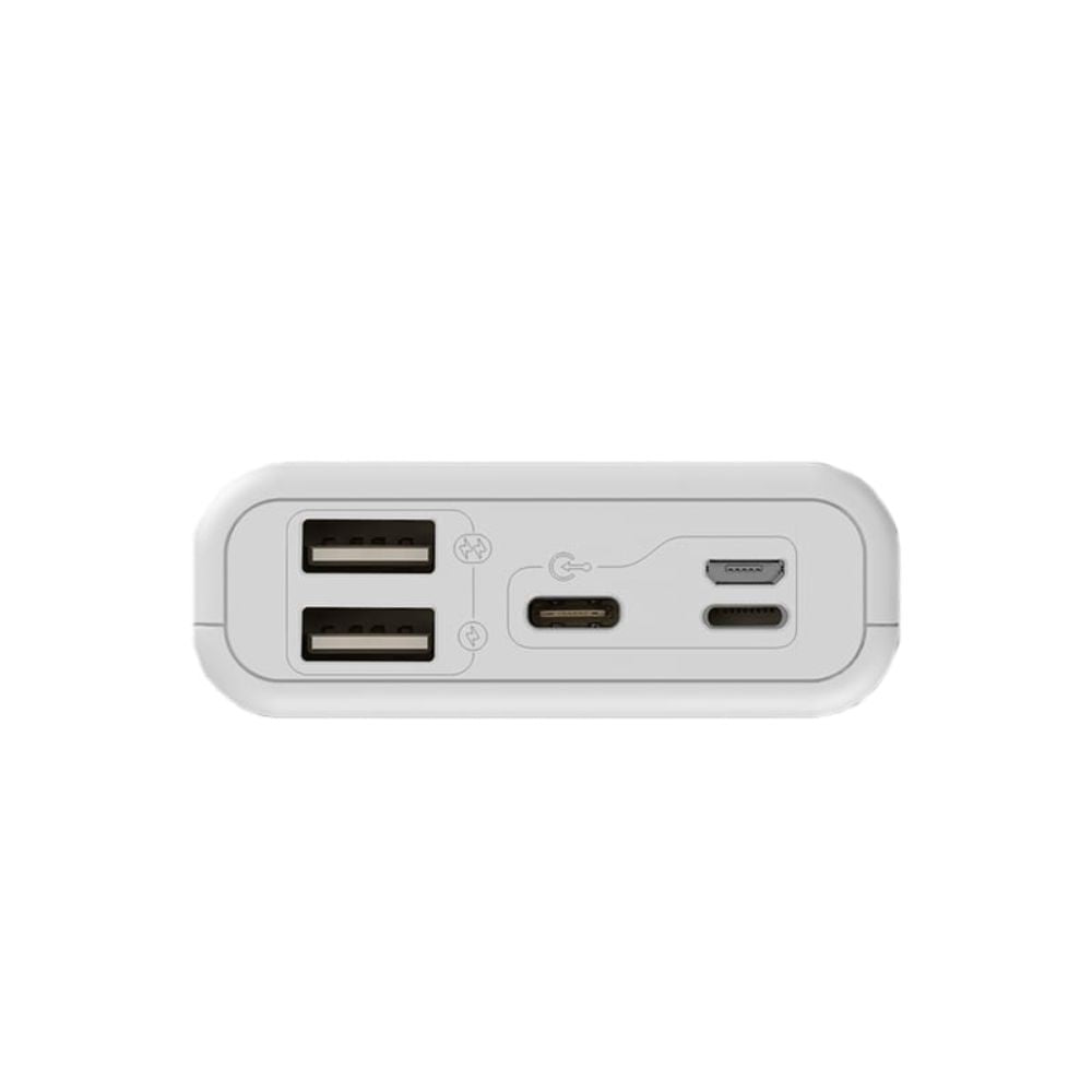 Romoss Simple 10 10000mAh Portable Power Bank White with Triple Inputs