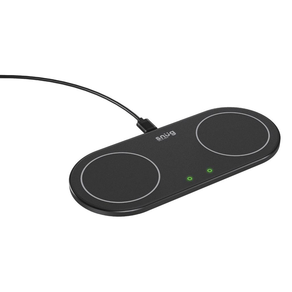Snüg Gold Pro Dual Wireless Desktop Charger For Two Devices