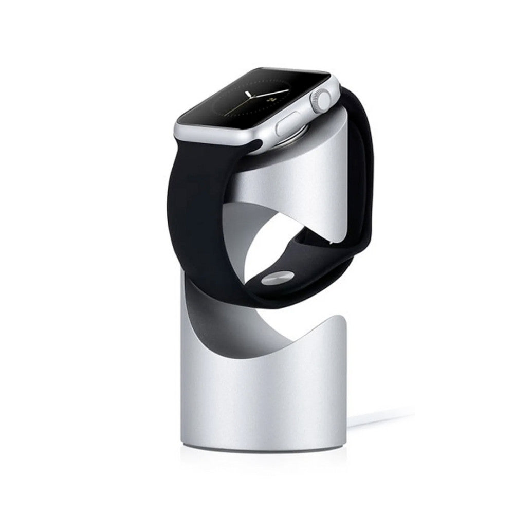 Just Mobile TimeStand Iconic Aluminum Charging Pedestal for Apple Watch