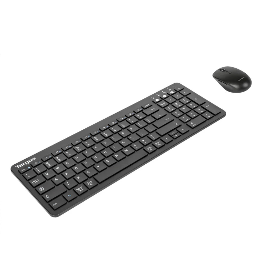 Targus Midsize Antimicrobial Bluetooth Keyboard and Mouse Multi-Device Bundle