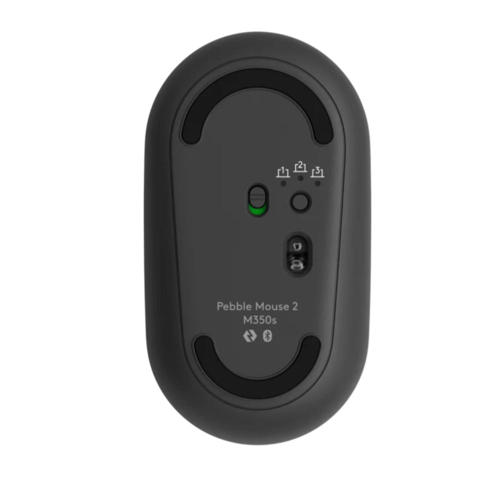 Logitech Pebble Mouse 2 M350s Slim Portable Bluetooth Wireless Mouse