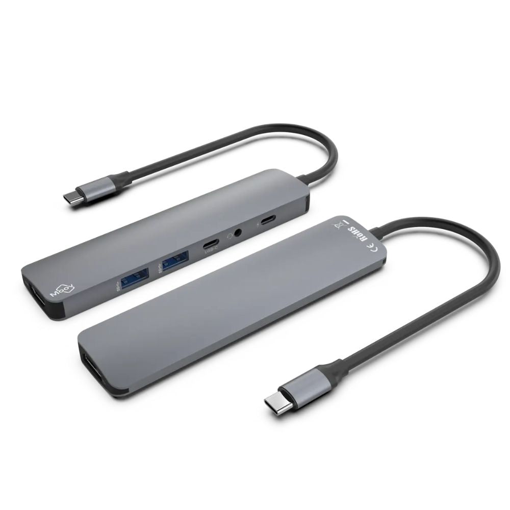 Moov 6-in-1 USB-C Multiport Hub Adapter with 100W Delivery