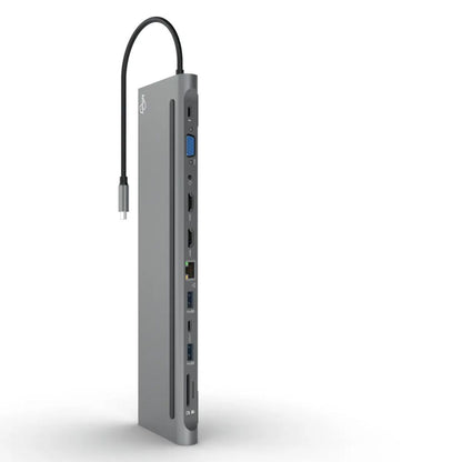 Moov 12-in-1 USB-C Multiport Hub Adapter for MacBook Space Grey