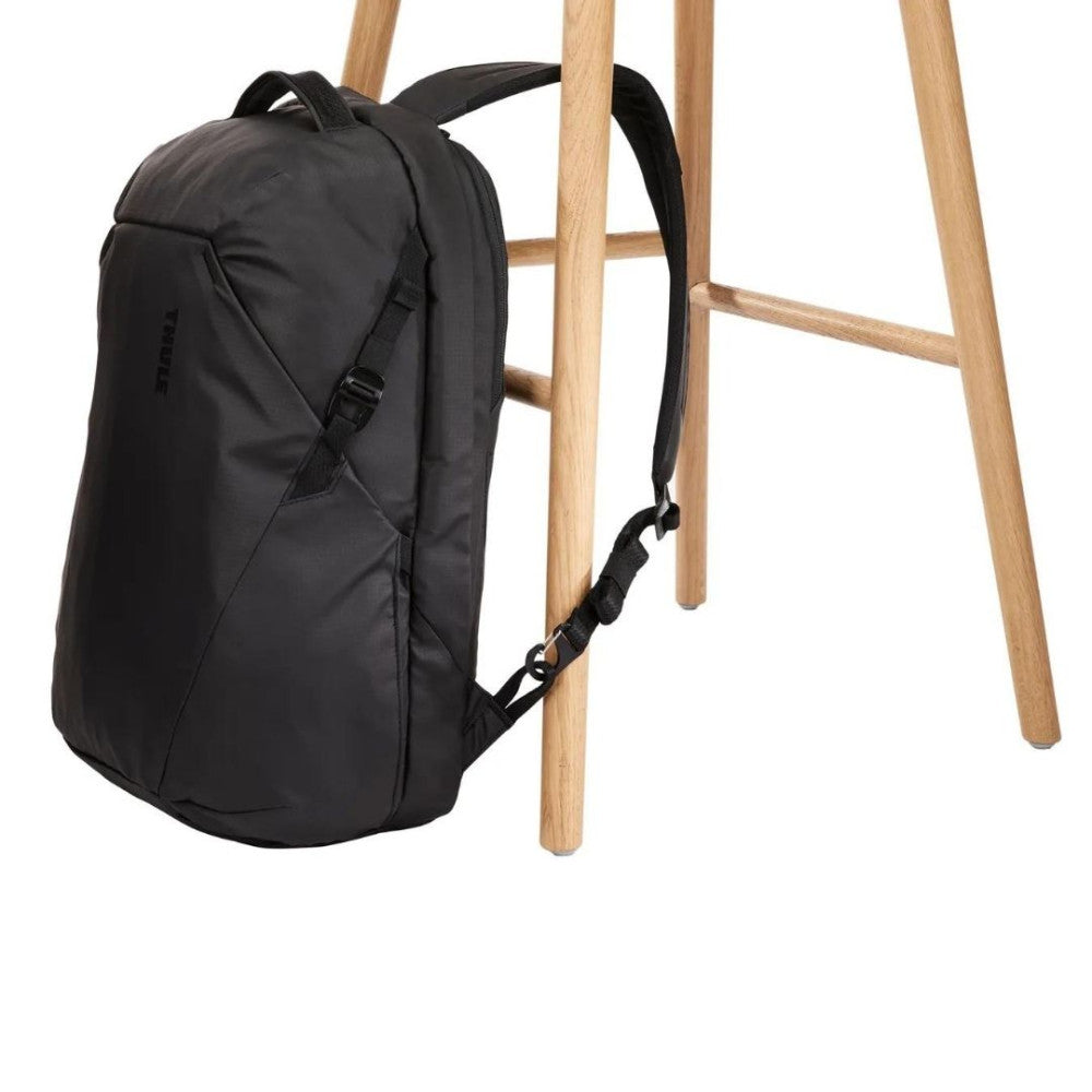Thule Tact 21L Anti-Theft Recycled Laptop Backpack in Black