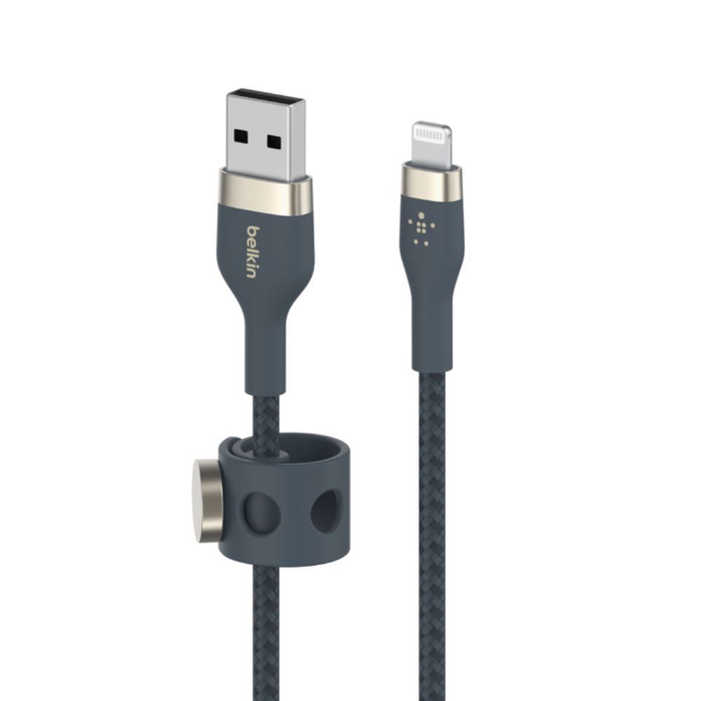 Belkin Boost Charge Pro-Flex Braided USB to Lightning Cable 1m Blue