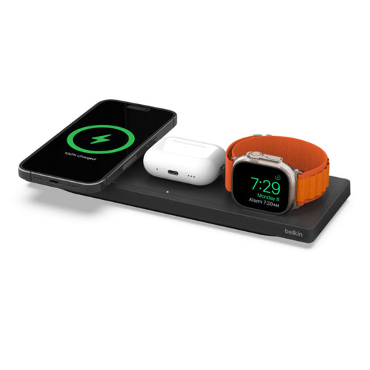 Belkin Boostcharge Pro 3-in-1 Wireless MagSafe Charging Pad Station