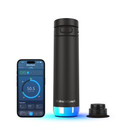 HidrateSpark PRO 2 21oz Smart Water Bottle Stainless Steel Black
