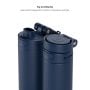 HidrateSpark PRO 2 21oz Navy Smart Stainless Steel Water Bottle