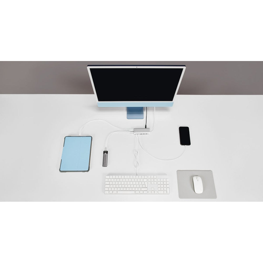 LMP 7-Port Aluminum USB-C Hub with USB-A and USB-C Ports