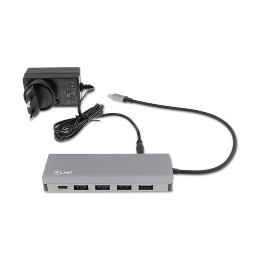 LMP 7-Port Aluminum USB-C Hub with USB-A and USB-C Ports