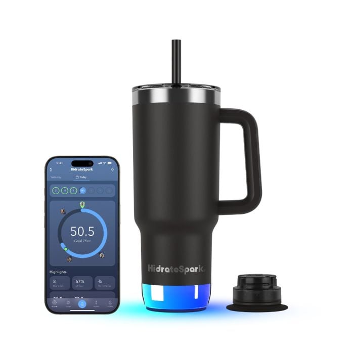 HidrateSpark PRO 2 Smart Insulated Stainless Steel Tumbler 887ml Black