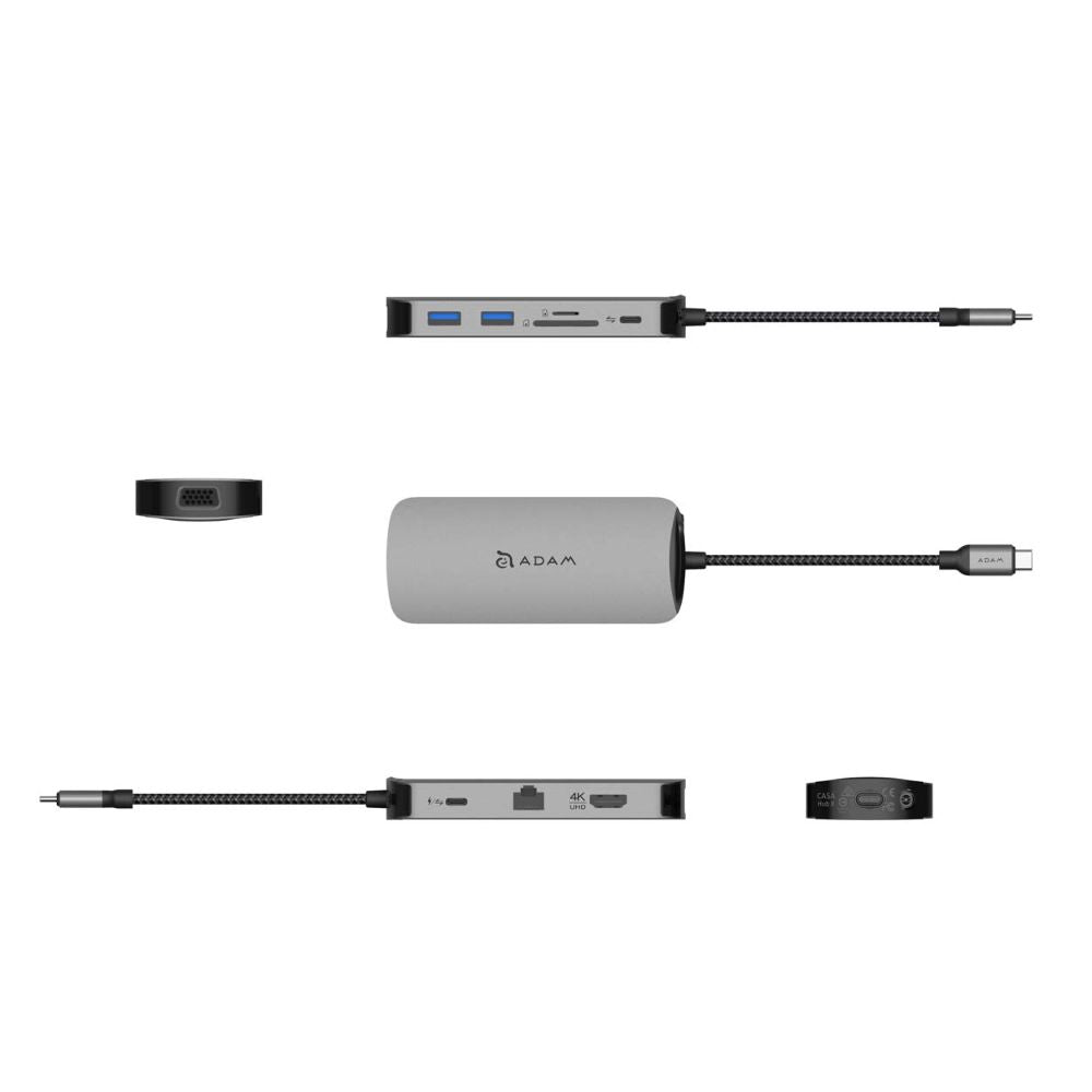 Adam Elements CASA Hub X 10-in-1 USB-C Docking Station Space Grey