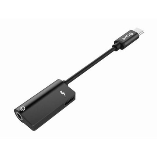 Snüg USB-C to 3.5mm Audio Jack Adapter with Charging Port