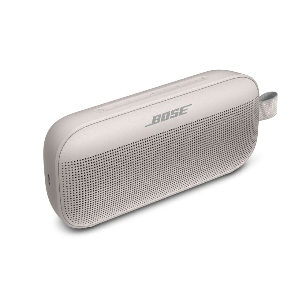 Bose SoundLink Flex Portable Waterproof Bluetooth Speaker in Smoke White