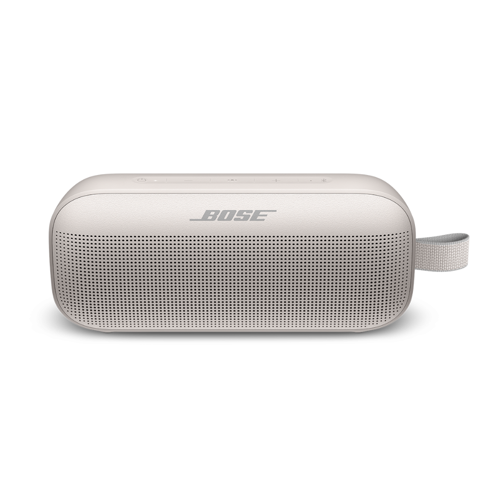 Bose SoundLink Flex Portable Waterproof Bluetooth Speaker in Smoke White