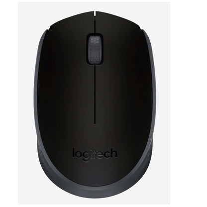 Logitech M171 Wireless Mouse Compact Ambidextrous Optical Tracking Black