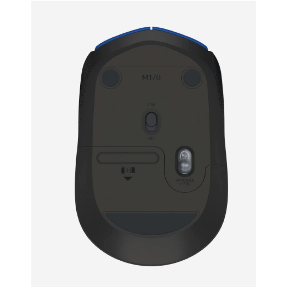 Logitech M171 Wireless Mouse Compact Ambidextrous Optical Tracking Black