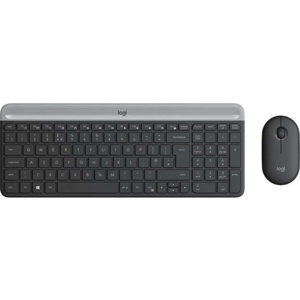 Logitech MK470 Slim Wireless Keyboard and Mouse Combo Graphite