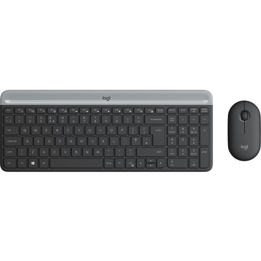Logitech MK470 Slim Wireless Keyboard and Mouse Combo Graphite