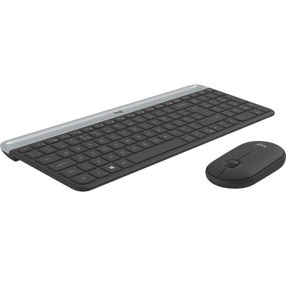 Logitech MK470 Slim Wireless Keyboard and Mouse Combo Graphite