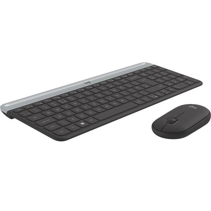 Logitech MK470 Slim Wireless Keyboard and Mouse Combo Graphite