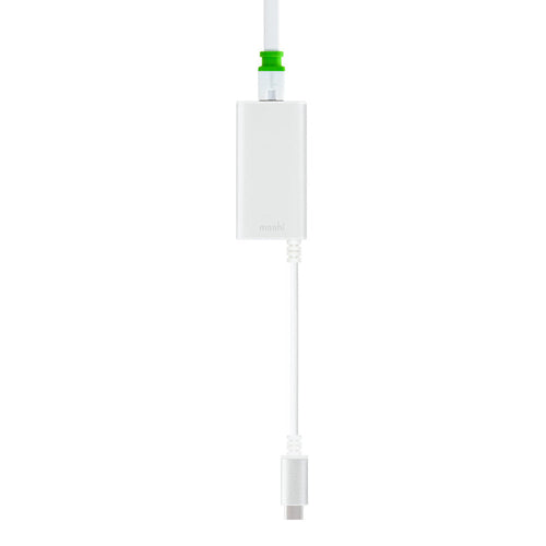 Moshi USB-C To Gigabit Ethernet Adapter With USB Pass-Through