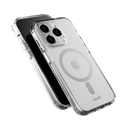 Moshi iGlaze MagSafe Case for iPhone 14 Pro Max Silver