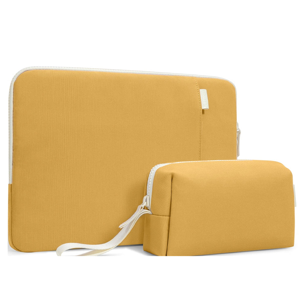 Tomtoc Her-A23 Jelly Laptop Sleeve Kit for 13-inch MacBook Yellow
