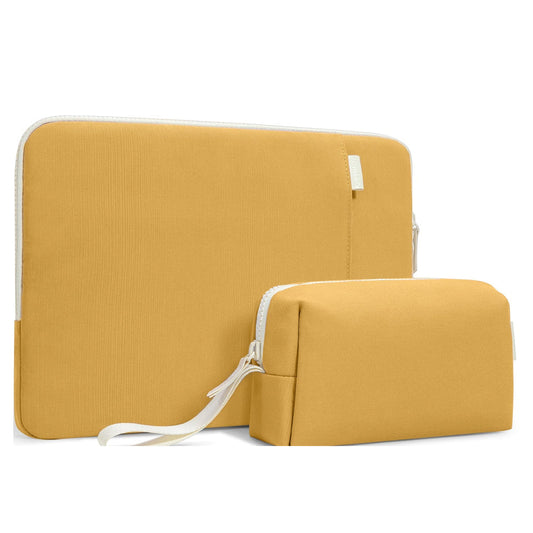 Tomtoc Her-A23 Jelly Laptop Sleeve Kit for 13-inch MacBook Yellow