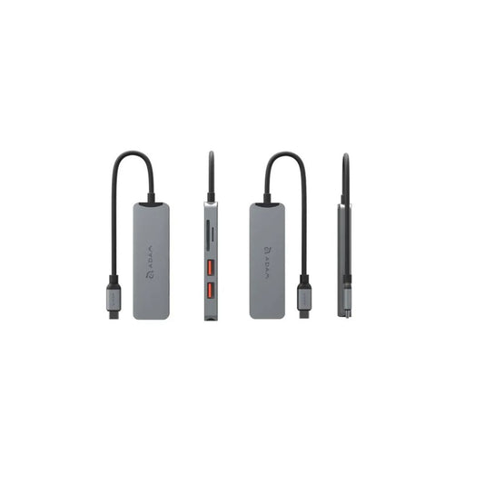 Adam Elements CASA Hub A05 5-in-1 USB-C Grey Multi-Port Hub