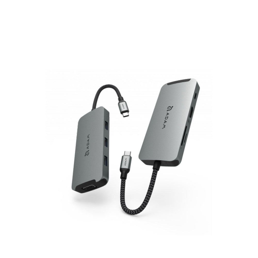 Adam Elements CASA HUB A08 8-Port USB-C Hub Grey