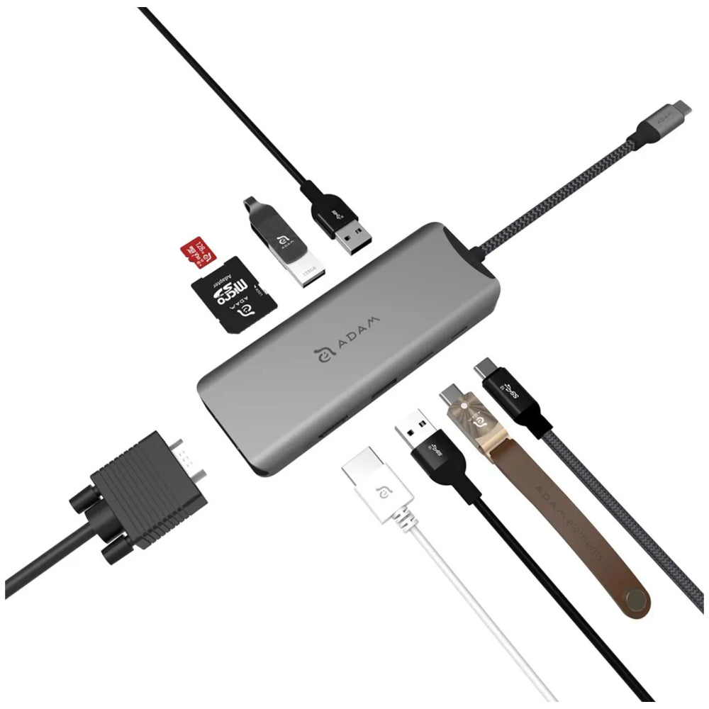Adam Elements CASA HUB A09 9-in-1 USB-C Gen 2 Docking Station