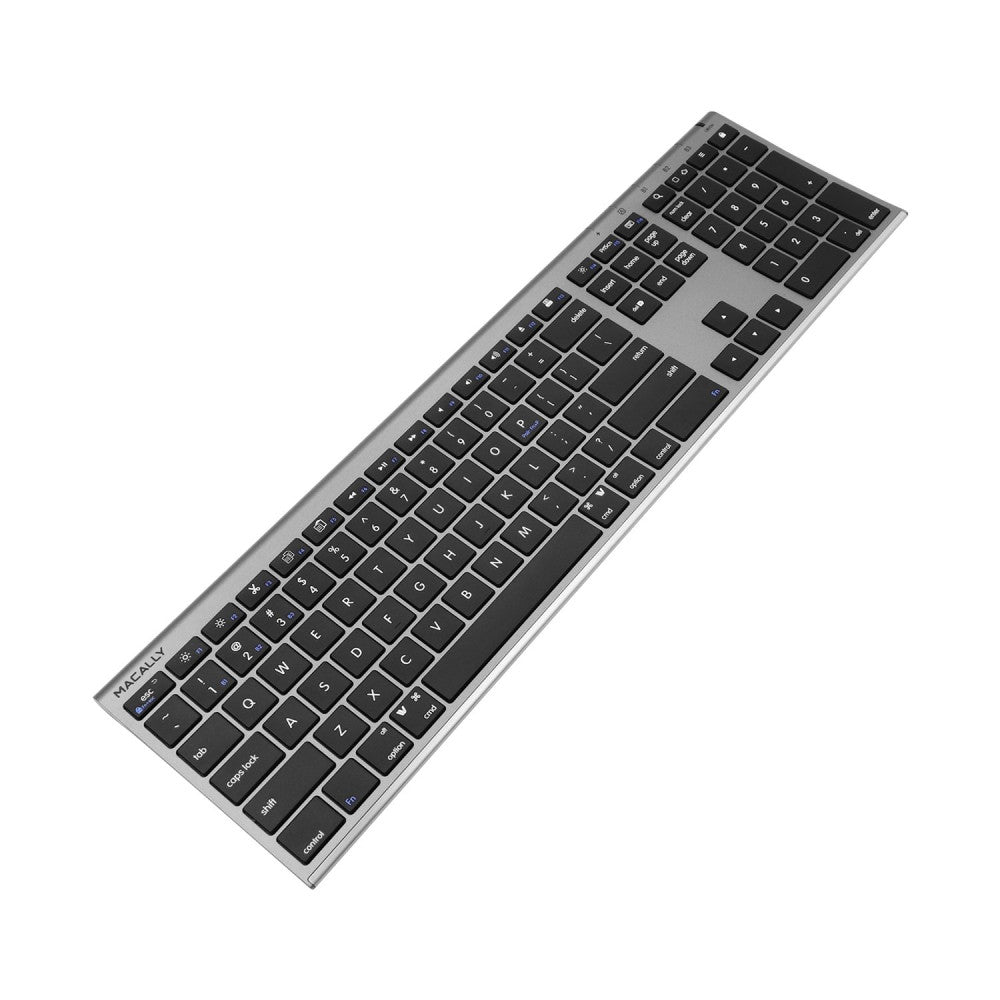 Macally Ultra Slim Bluetooth Keyboard Aluminium Multi-Sync Space Grey