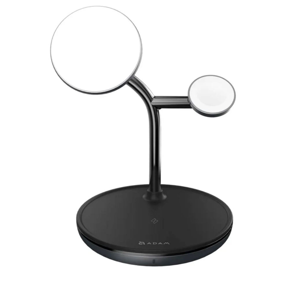 Adam Elements OMNIA M3+ Magnetic 3-in-1 Wireless Charging Station Black