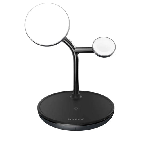 Adam Elements OMNIA M3+ Magnetic 3-in-1 Wireless Charging Station Black