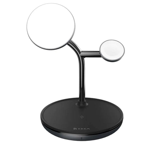Adam Elements OMNIA M3+ Magnetic 3-in-1 Wireless Charging Station Black