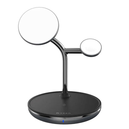 Adam Elements OMNIA M3+ Magnetic 3-in-1 Wireless Charging Station Black