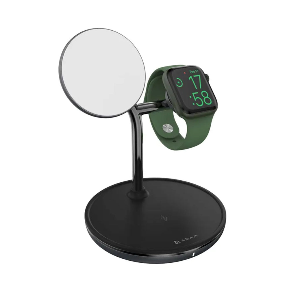 Adam Elements OMNIA M3+ Magnetic 3-in-1 Wireless Charging Station Black