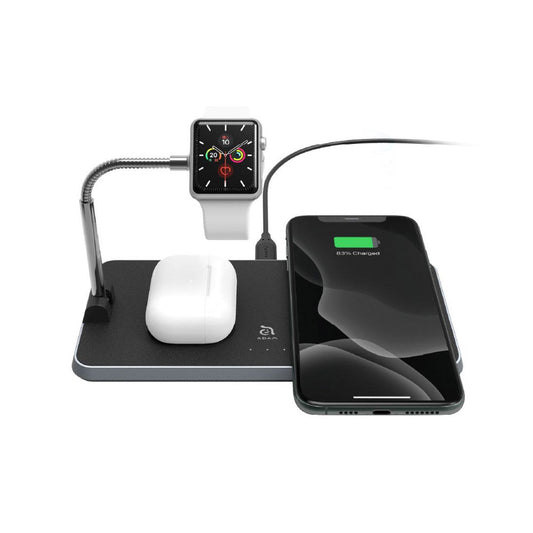 Adam OMNIA Q3 3-in-1 Fast Wireless Charging Station For Apple