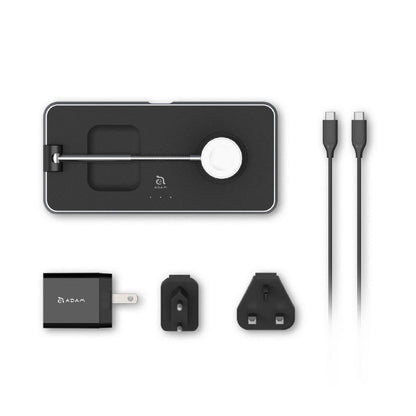 Adam OMNIA Q3 3-in-1 Foldable Fast Wireless Charging Station