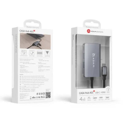Adam Elements CASA A01 Mini 4-Port USB-C Hub 4K HDMI