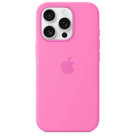 Apple iPhone 16 Pro Max Silicone Case with MagSafe Peony