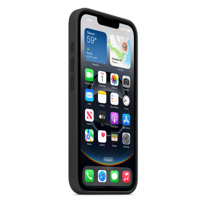 Apple iPhone 16e Silicone Case with MagSafe Black Finish