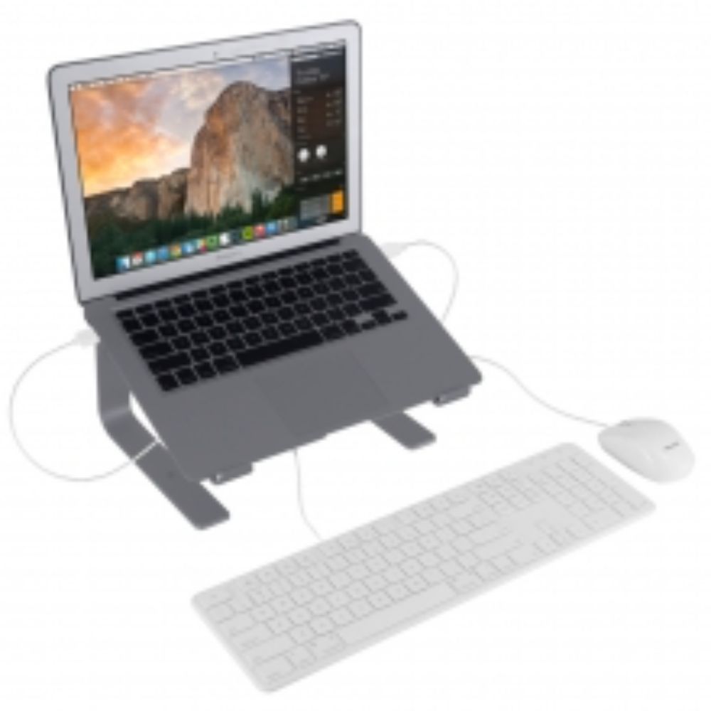 Macally Ergonomic Aluminium Laptop Stand for Apple MacBook Air Pro