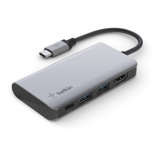 Belkin Connect 4-in-1 USB-C Multiport Hub with 100W Power Delivery