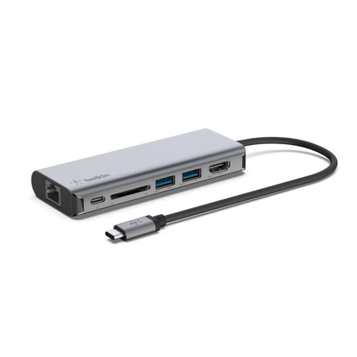 Belkin 6-in-1 USB-C Multiport Adapter Hub with 4K HDMI 100W PD