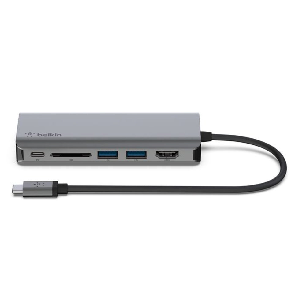 Belkin 6-in-1 USB-C Multiport Adapter Hub with 4K HDMI 100W PD