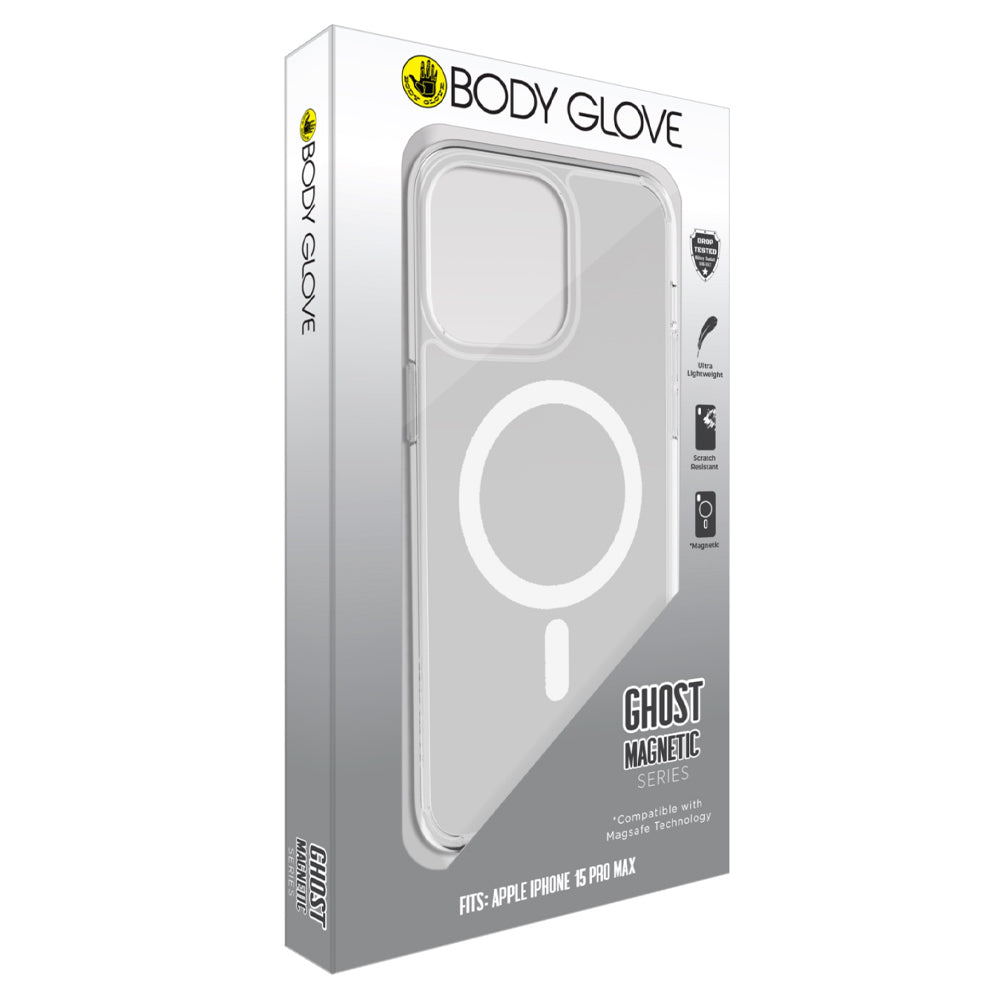 Ultra Thin BodyGlove MagSafe Ghost Clear Case for iPhone 15
